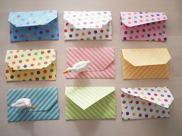 超簡単 ミニ封筒の作り方 100均折り紙を使って大量生産可 女性