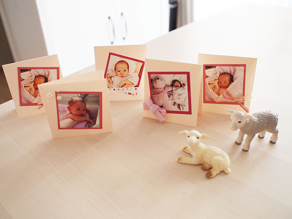 一番簡単 可愛い子供の写真を使ったメッセージカードを手作り 女性の美学